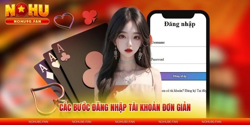Các bước đăng nhập tài khoản đơn giản