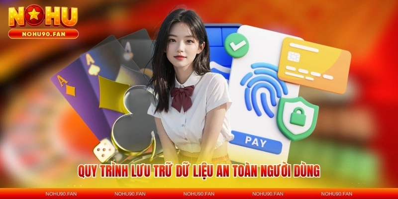 Quy trình lưu trữ dữ liệu an toàn người dùng